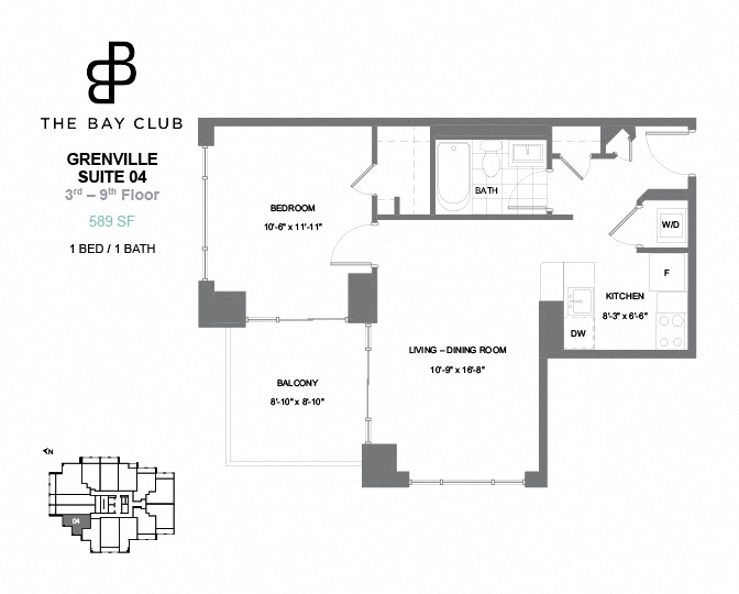 Balmuto 1bedroom floorplan