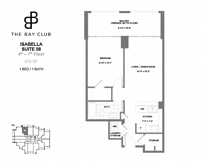 Balmuto 1bedroom floorplan