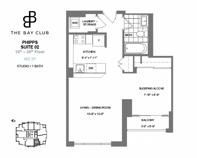 Phipps bachelor floorplan