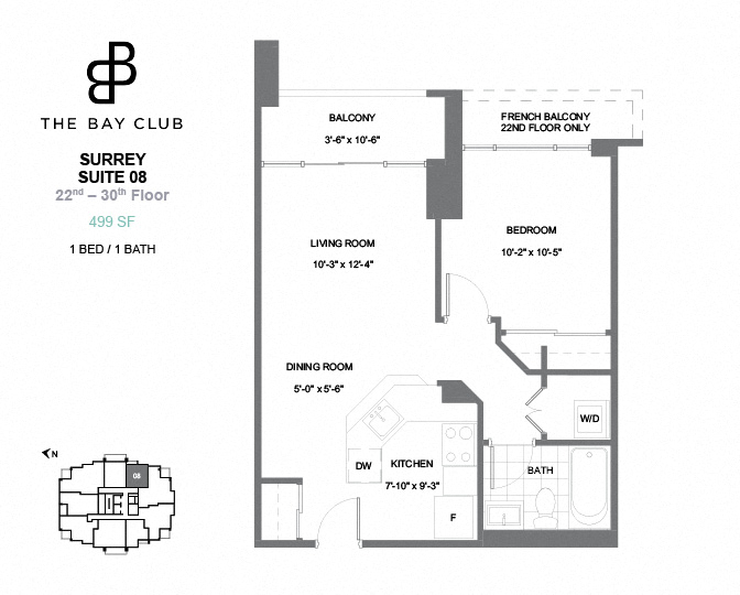Balmuto 1bedroom floorplan