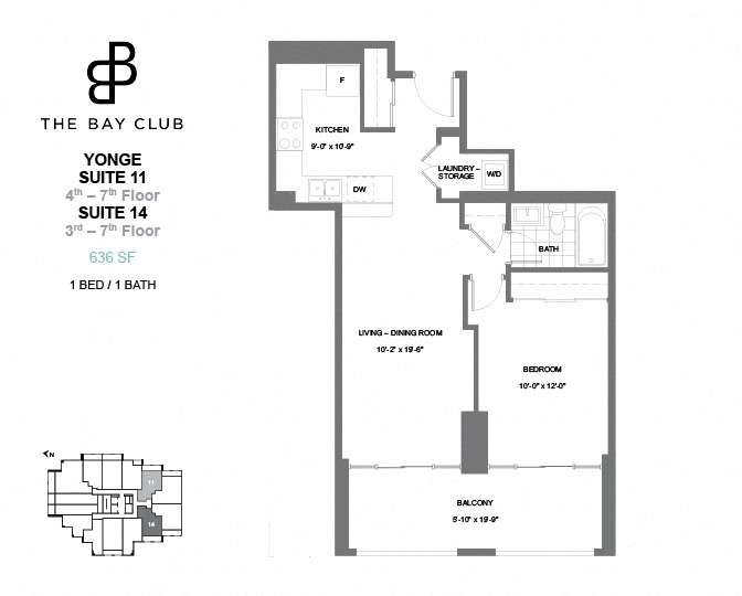 Balmuto 1bedroom floorplan