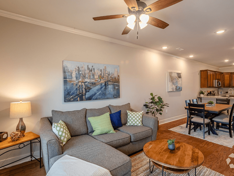 Sycamore Heights Townhomes - Living Area