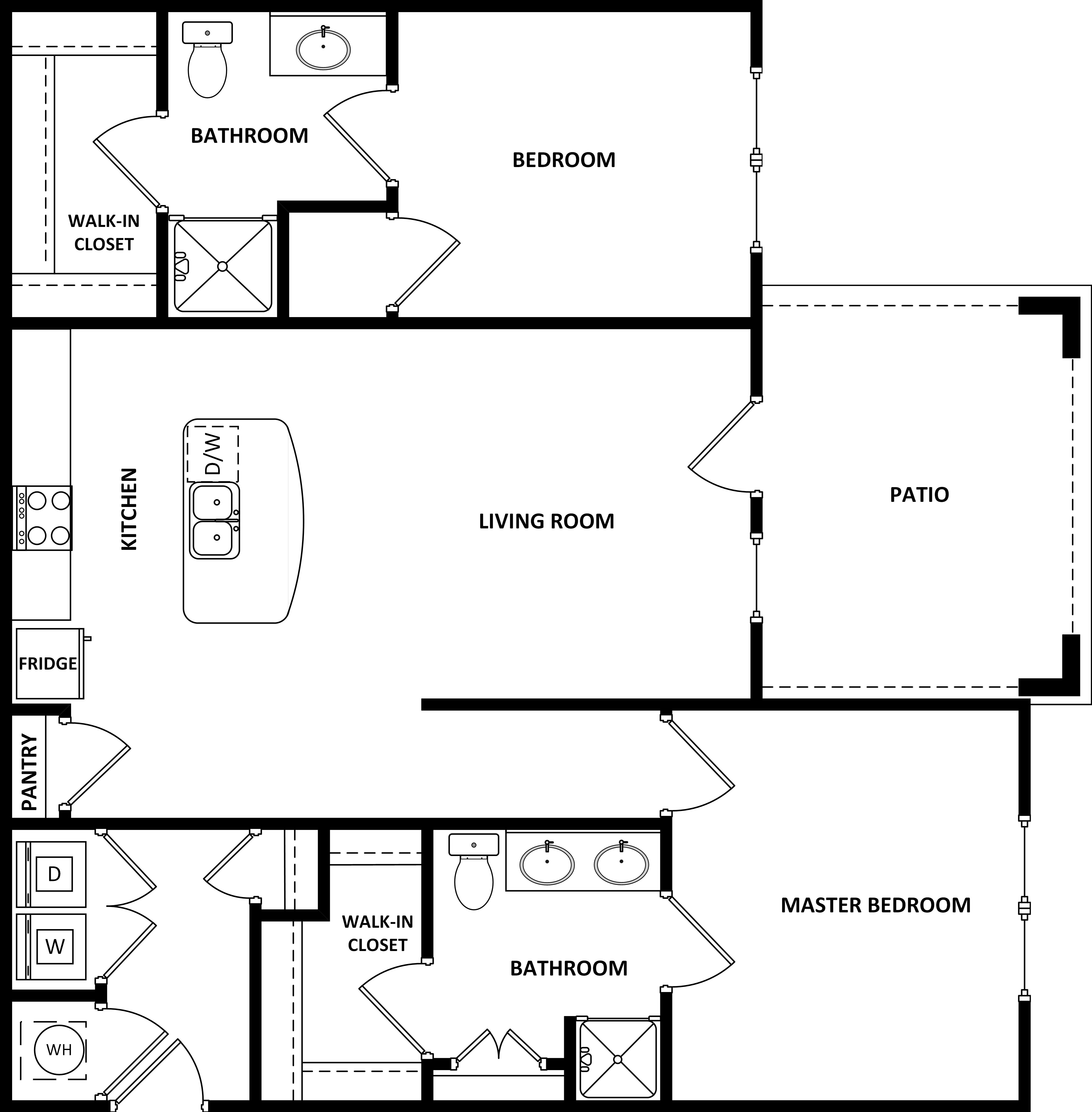 The Mac - 2 Bedroom 2 Bath Apartment