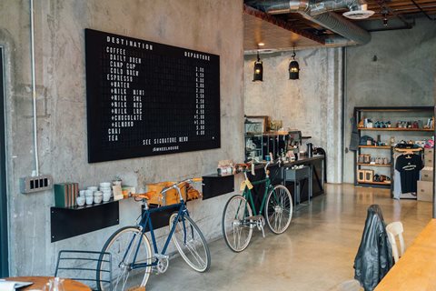 Modern coffee shop