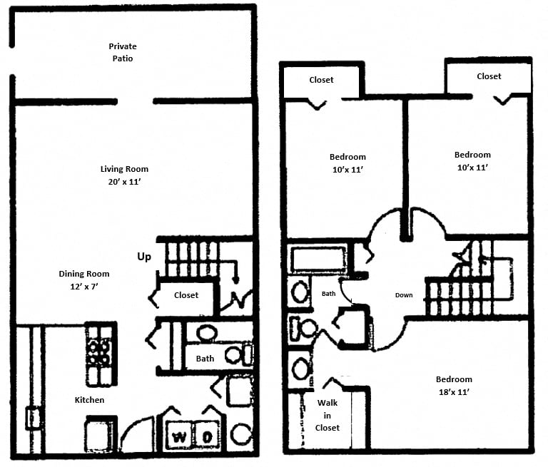 Floor Plans of The Arbors of Kenilworth Court in Cincinnati, OH