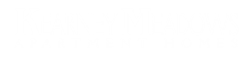 The image is a logo for Kearney Meadows Apartment Homes.