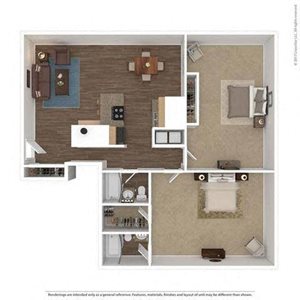 2 Bed 2 Bath - Remy