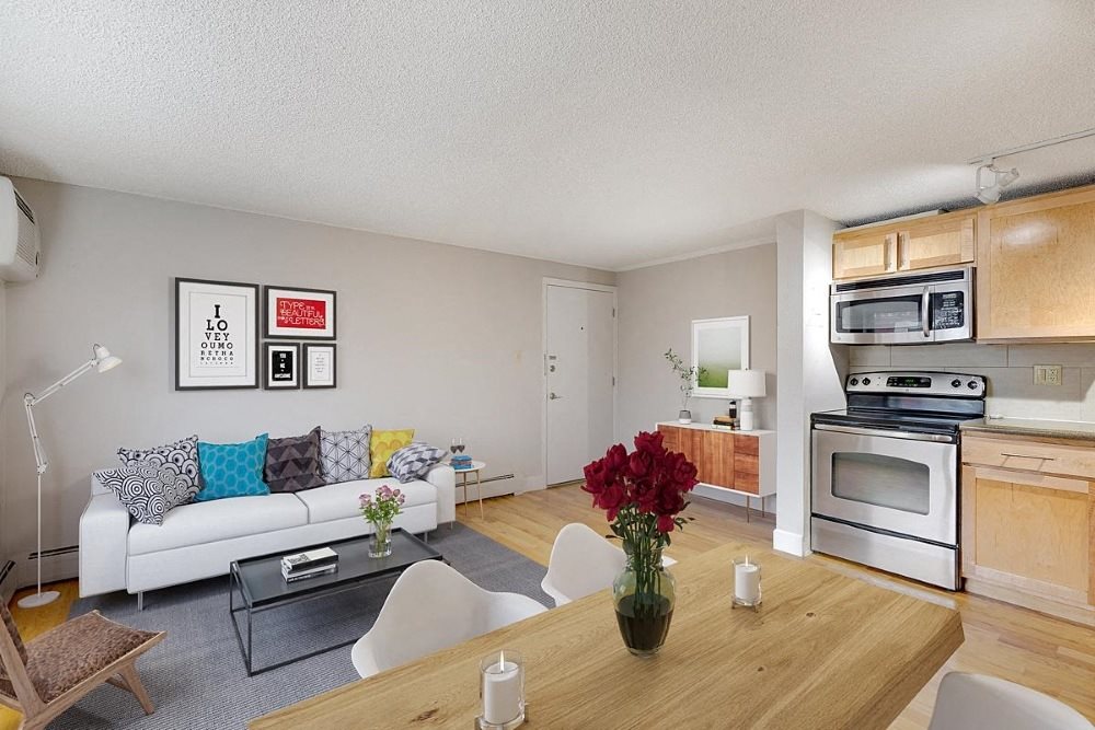 Lincoln Park Apartments Living Area