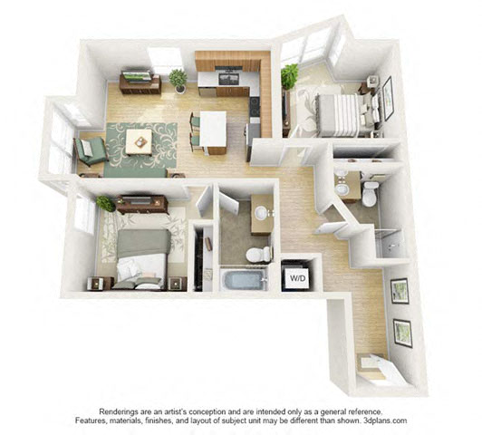 Floor plan layout diagram for Marquis