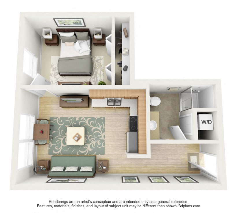 Floor plan layout diagram for Baltic