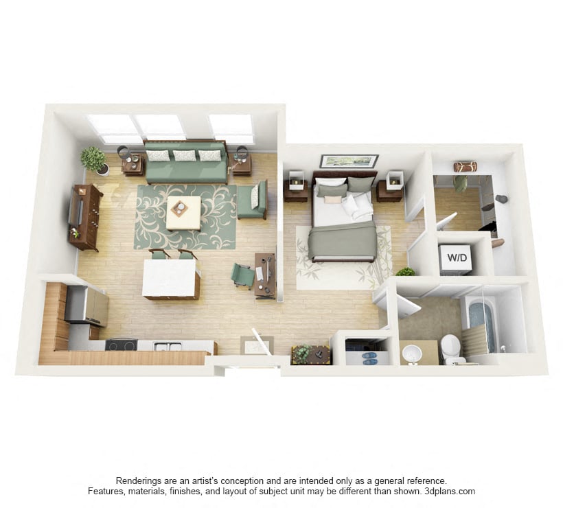 Floor plan layout diagram for Brewster