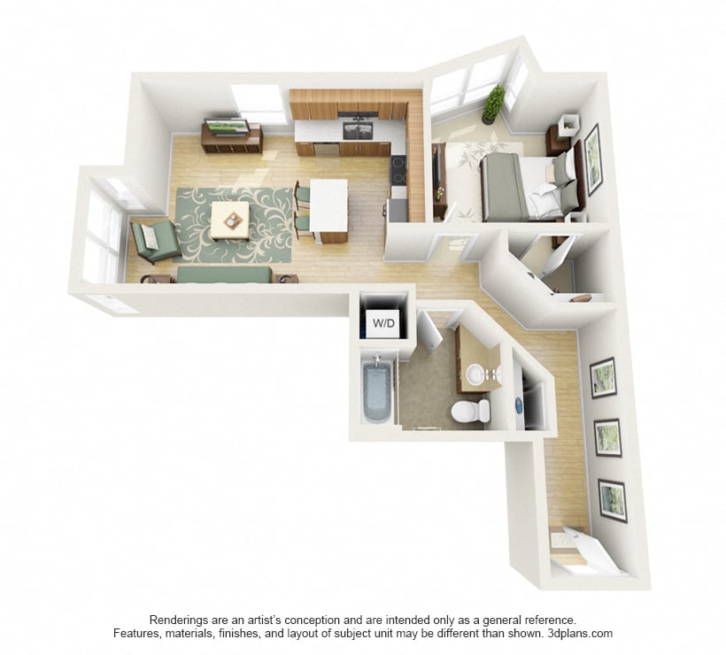 Floor plan layout diagram for Bristol