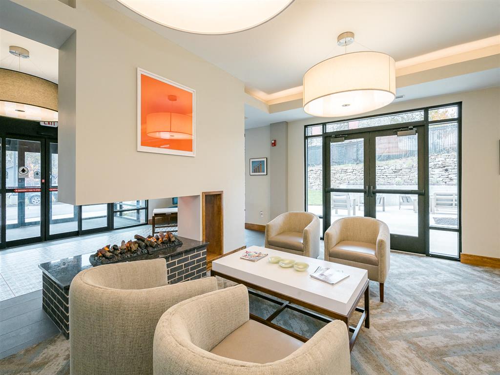 the lobby or reception area at residence & conference centre windsor