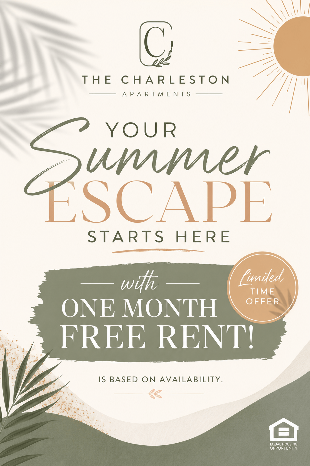 Your Summer Escape Starts Here - Receive One Month Free When You Lease Today!