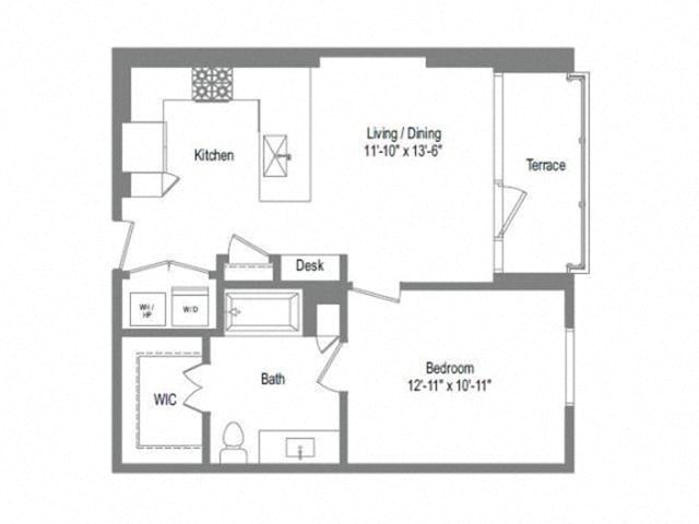 Floor plan layout diagram for A2