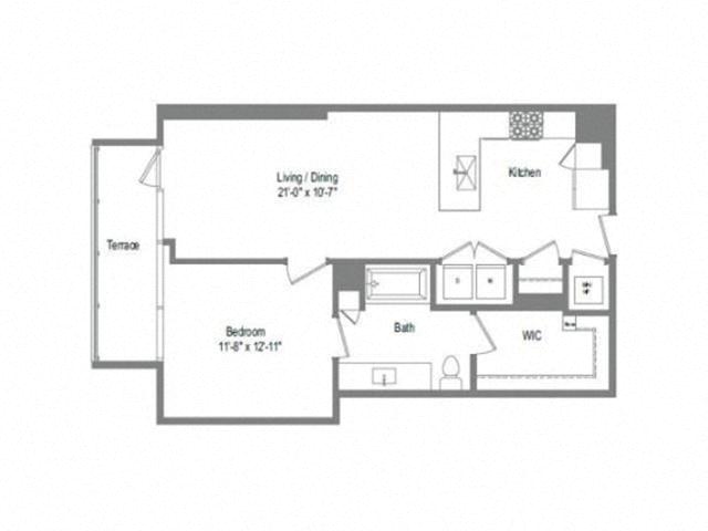 Floor plan layout diagram for A3