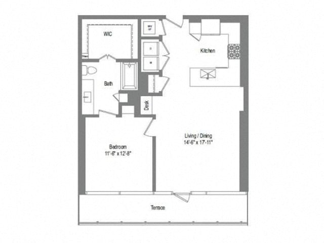 Floor plan layout diagram for A5