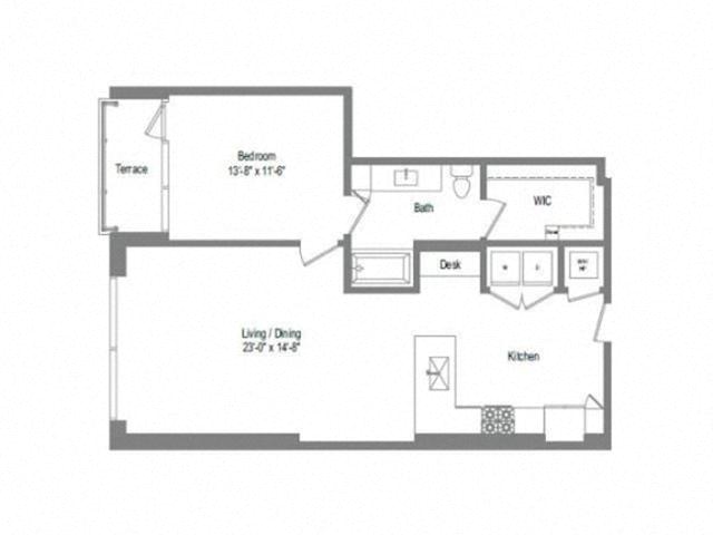 Floor plan layout diagram for A7