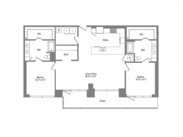 Floor plan layout diagram for B10