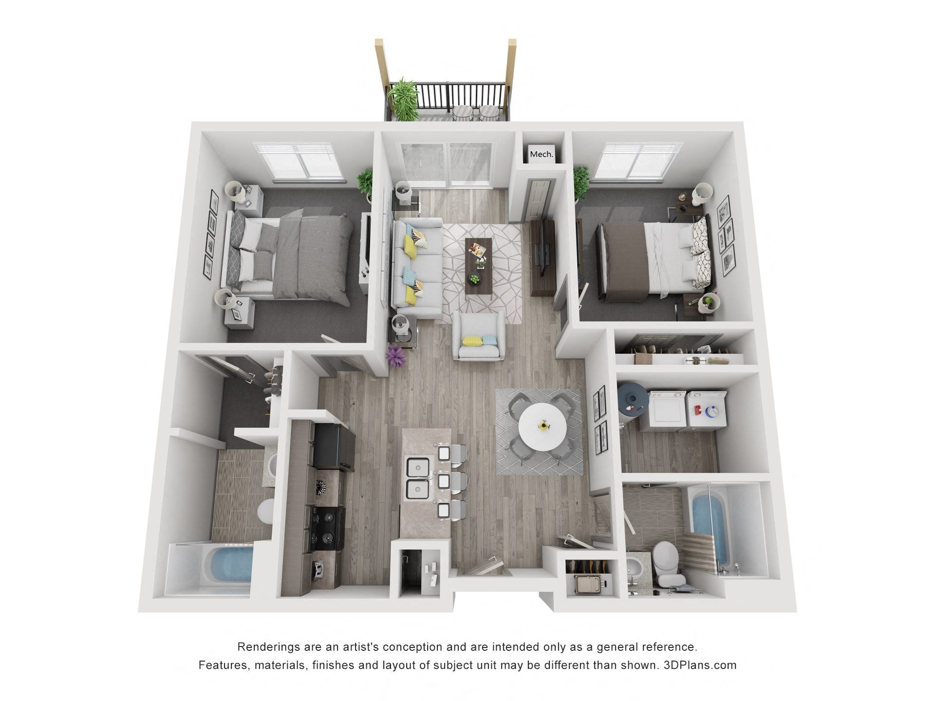 Floor Plans of Aspen Commons in Sioux Falls, SD