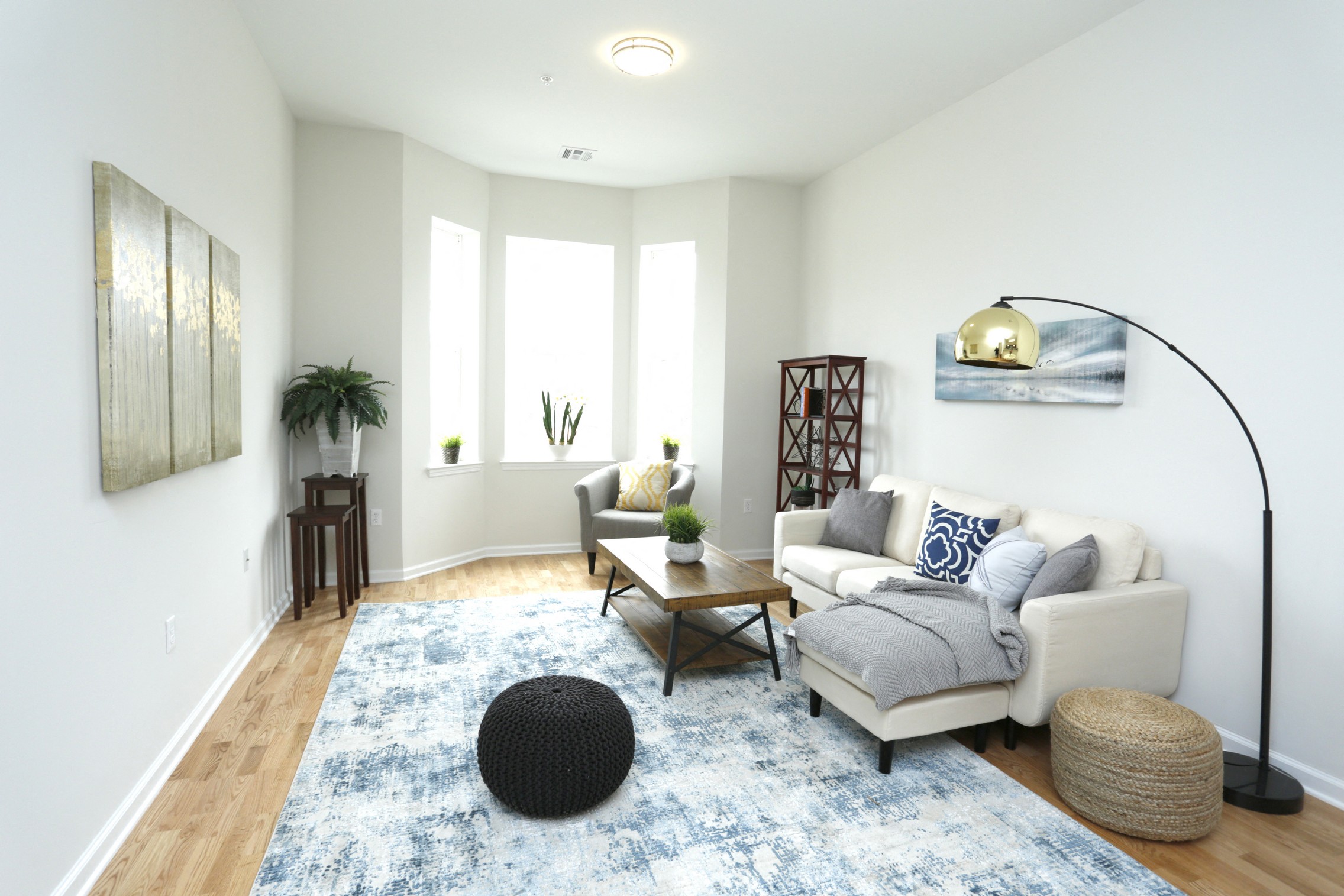 Model Living room rendering