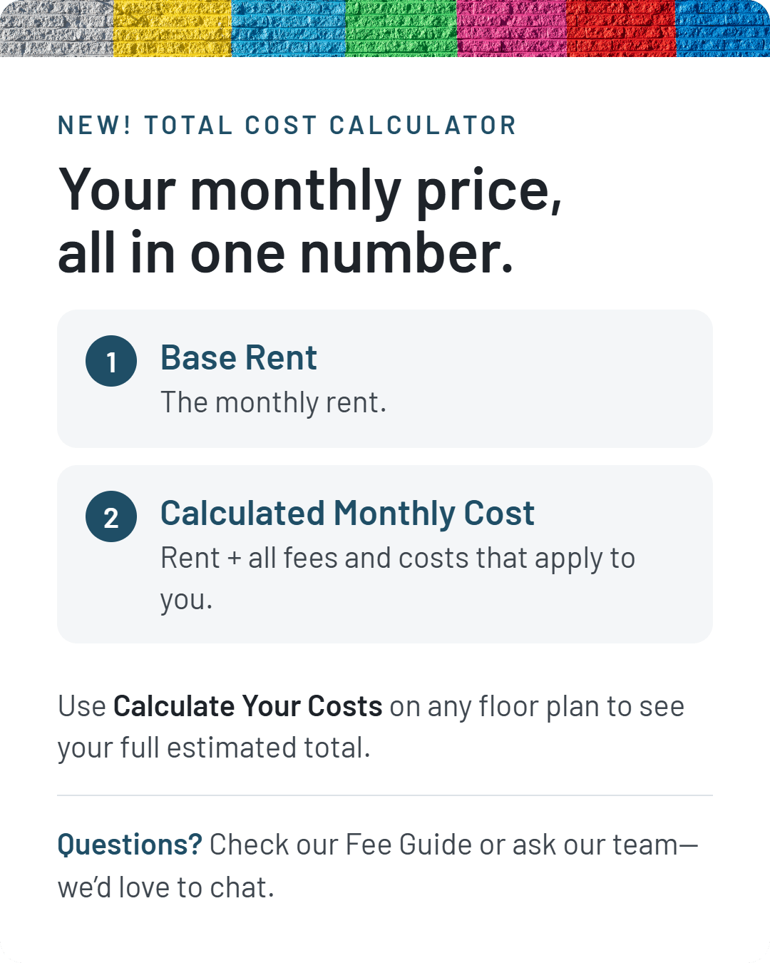 Introducing the Cost Calculator