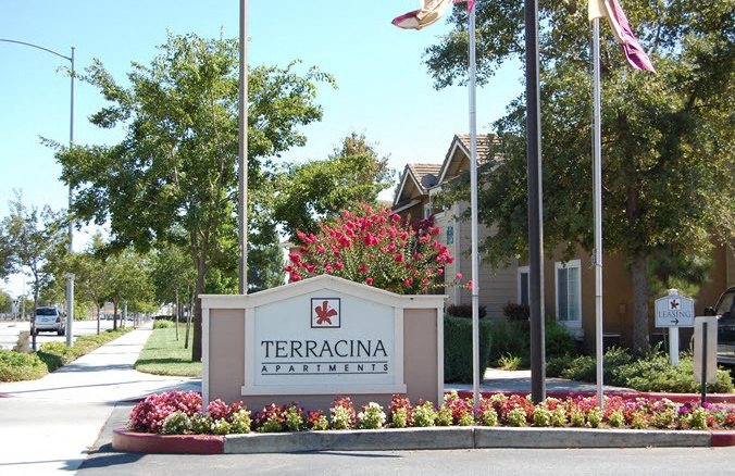 Terracina at Morgan Hill sign