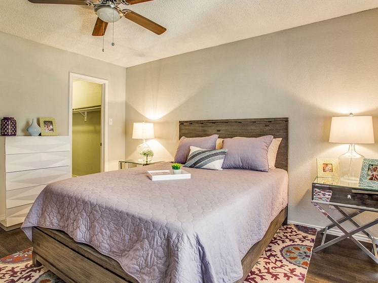 Well Lite Bedroom at Newport Apartments, CLEAR Property Management, Irving, 75062