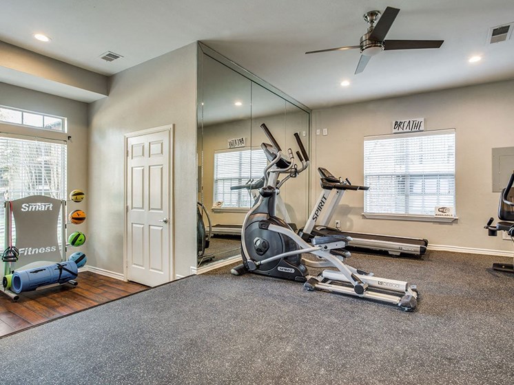 Cardio Machines In Gym at Newport Apartments, CLEAR Property Management, Texas