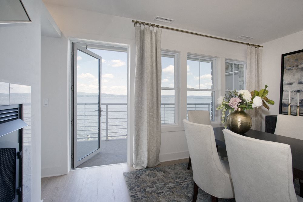 A balcony at The Waterfront