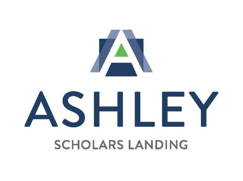The image is a logo for a company named Ashley, which is associated with scholarships.