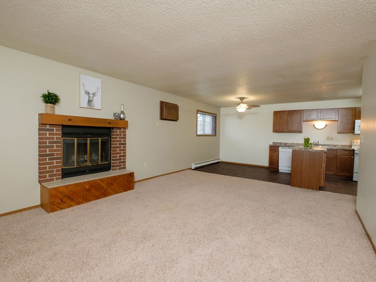 Cedars 4 Apartments | 2 Bdrm-Living Room