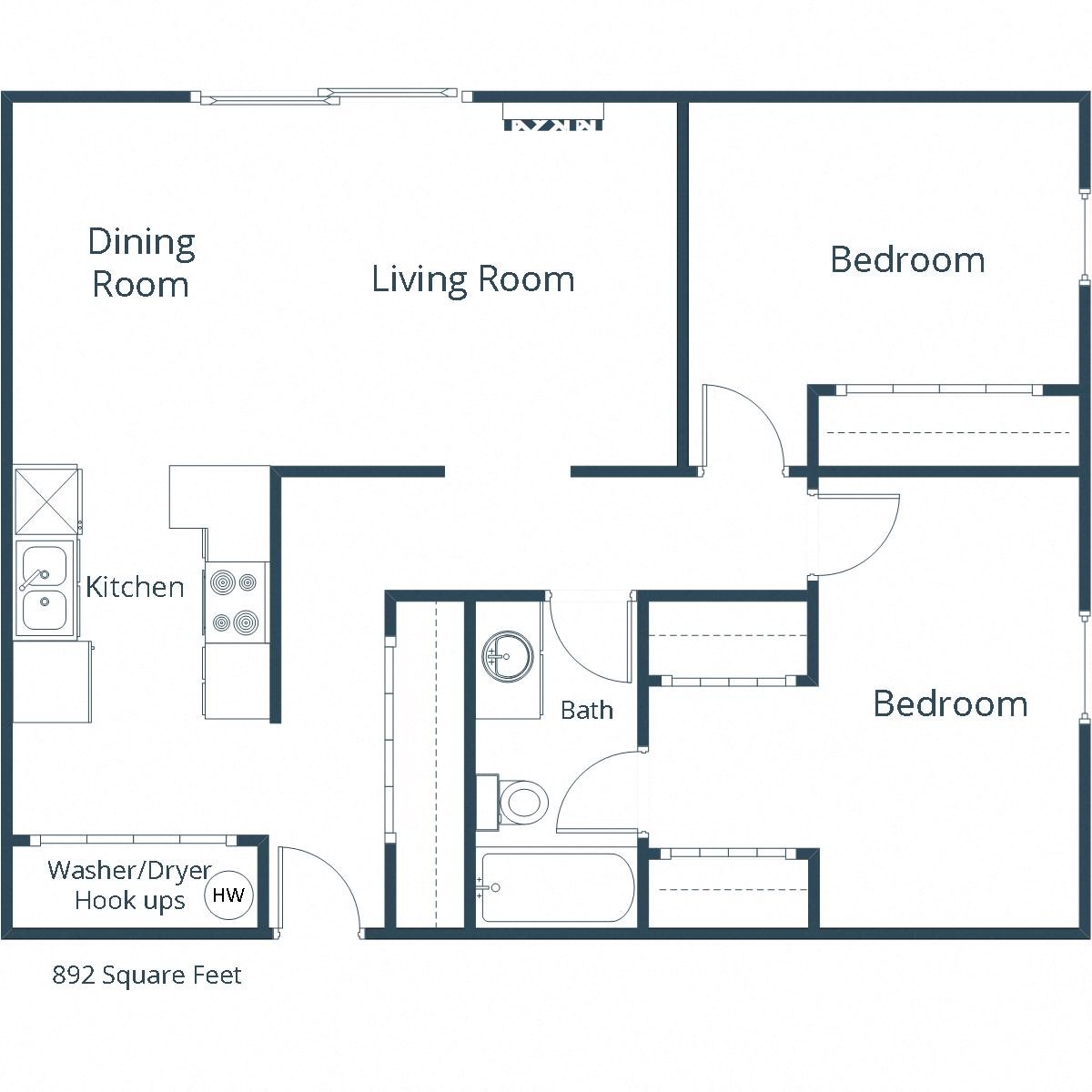 Sugarplumb Apartments | Two Bedroom Plan 21A Sugarplumb Apartments | Two Bedroom Plan 21A
