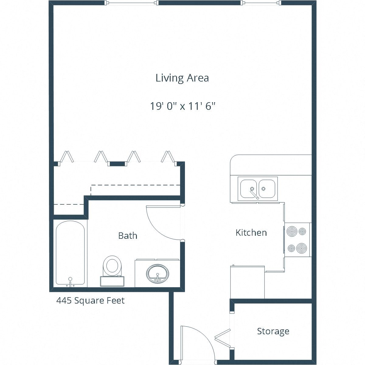 Rosegate - Efficiency - Plan 01A Rosegate - Efficiency - Plan 01A