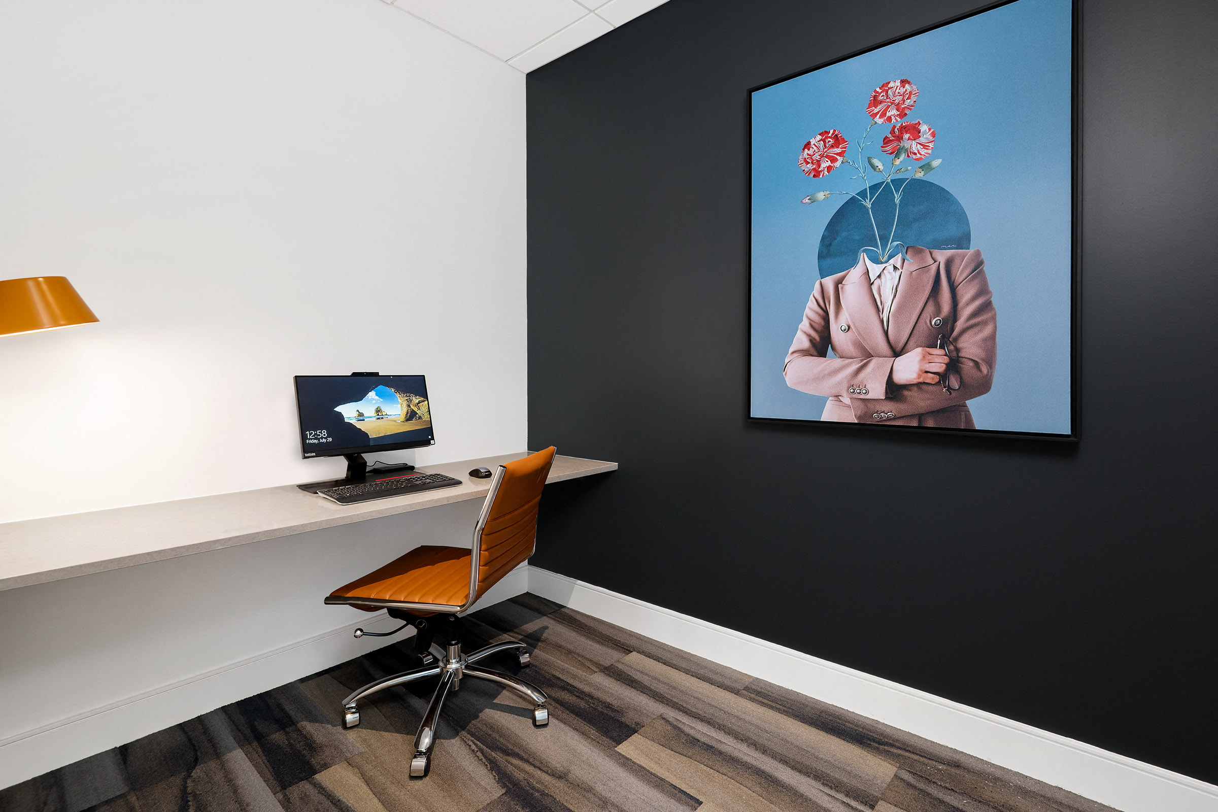 private conference center with printing