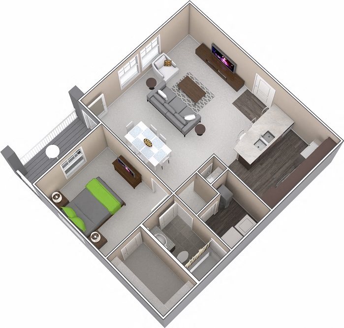 Floor Plans of District at Tuttle in Columbus, OH