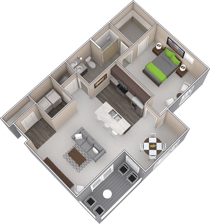 Floor Plans of District at Tuttle in Columbus, OH