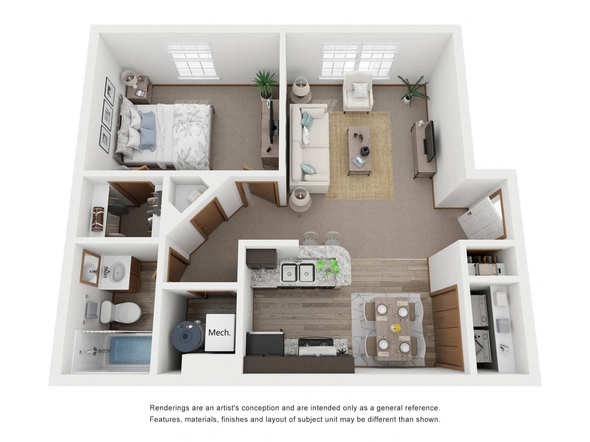 Floor Plans of Slate Hill in Columbus, OH