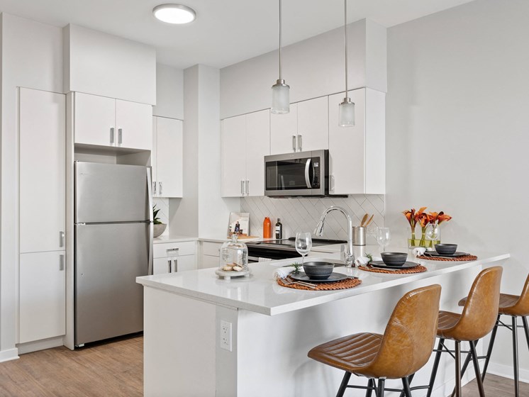 Fully Equipped Kitchen at 23rd Place Apartments, Chicago, Illinois