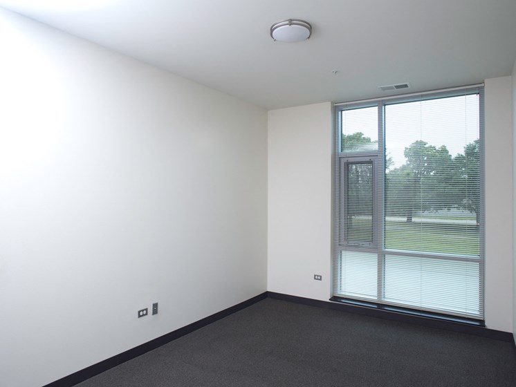 Image of Park Boulevard IIB bedroom with view of layout and large windows with views