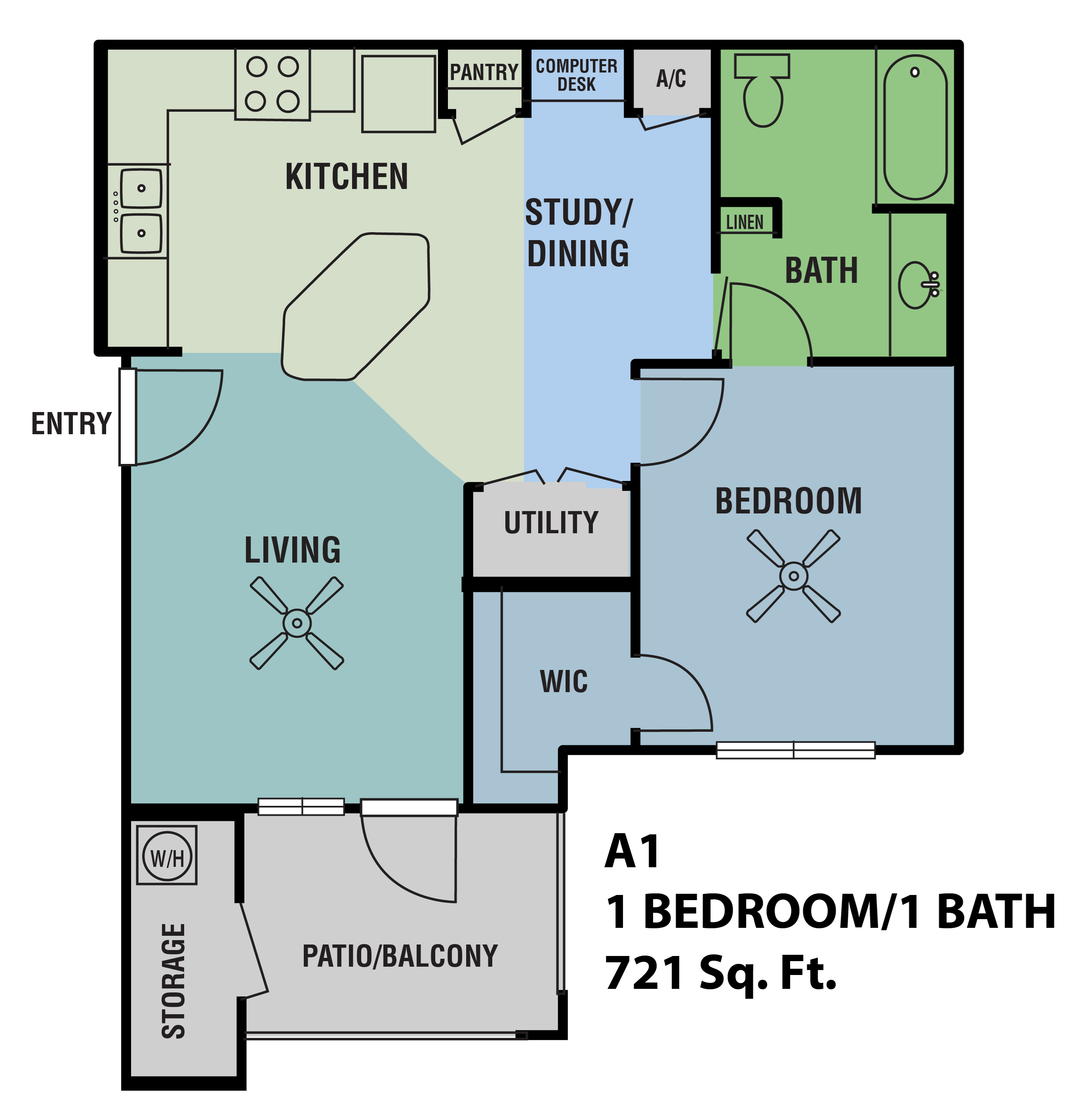 Floor Plans of Capella Apartment Homes in Olmito, TX