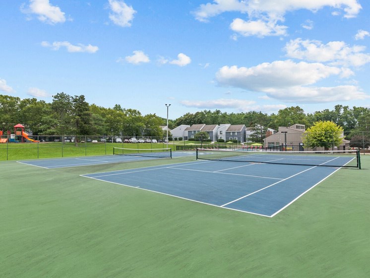 our apartments offer a tennis court
