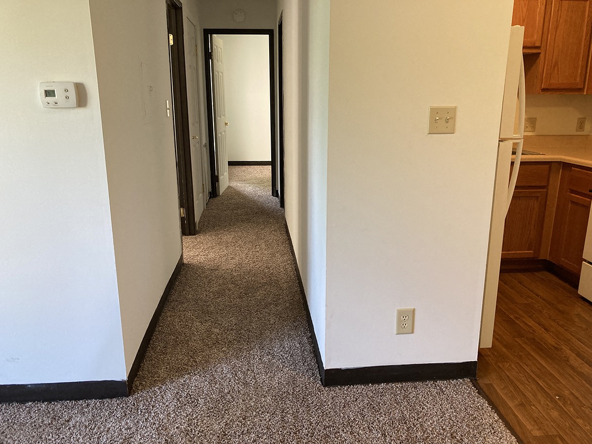 Oak Estates Apartments hallway, Knox, IN