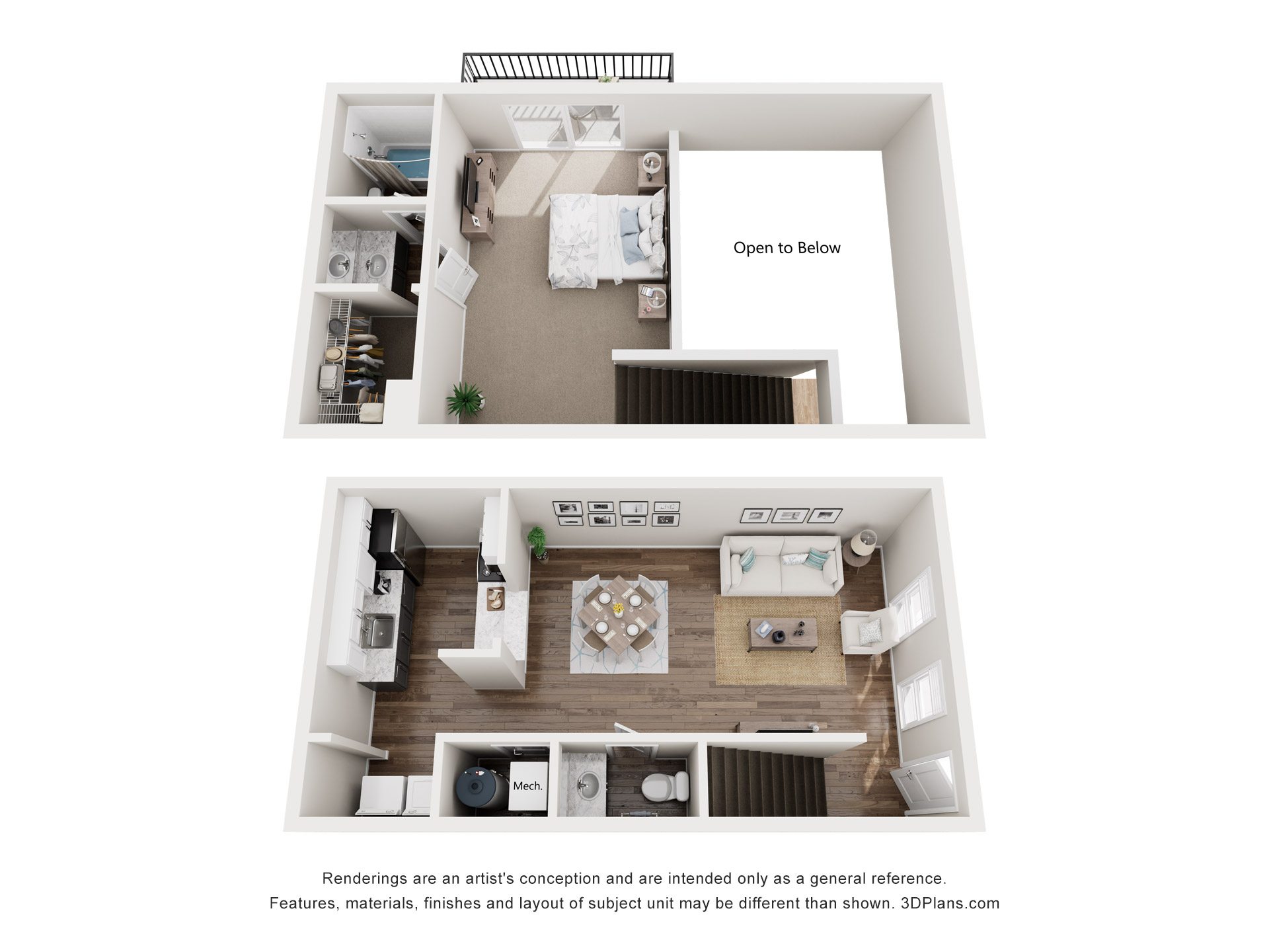 Floor Plans | Sandy Springs Apartments | The Overlook