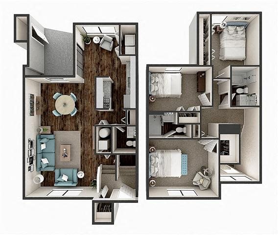 Floor Plans Of Lakeshore Reserve Off 86th In Indianapolis In