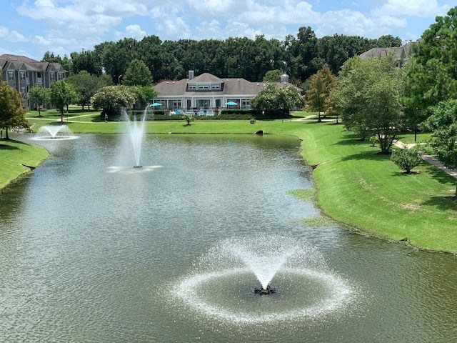 Pond with Fountains Plantation Crossing, Lafayette, LA, 70508