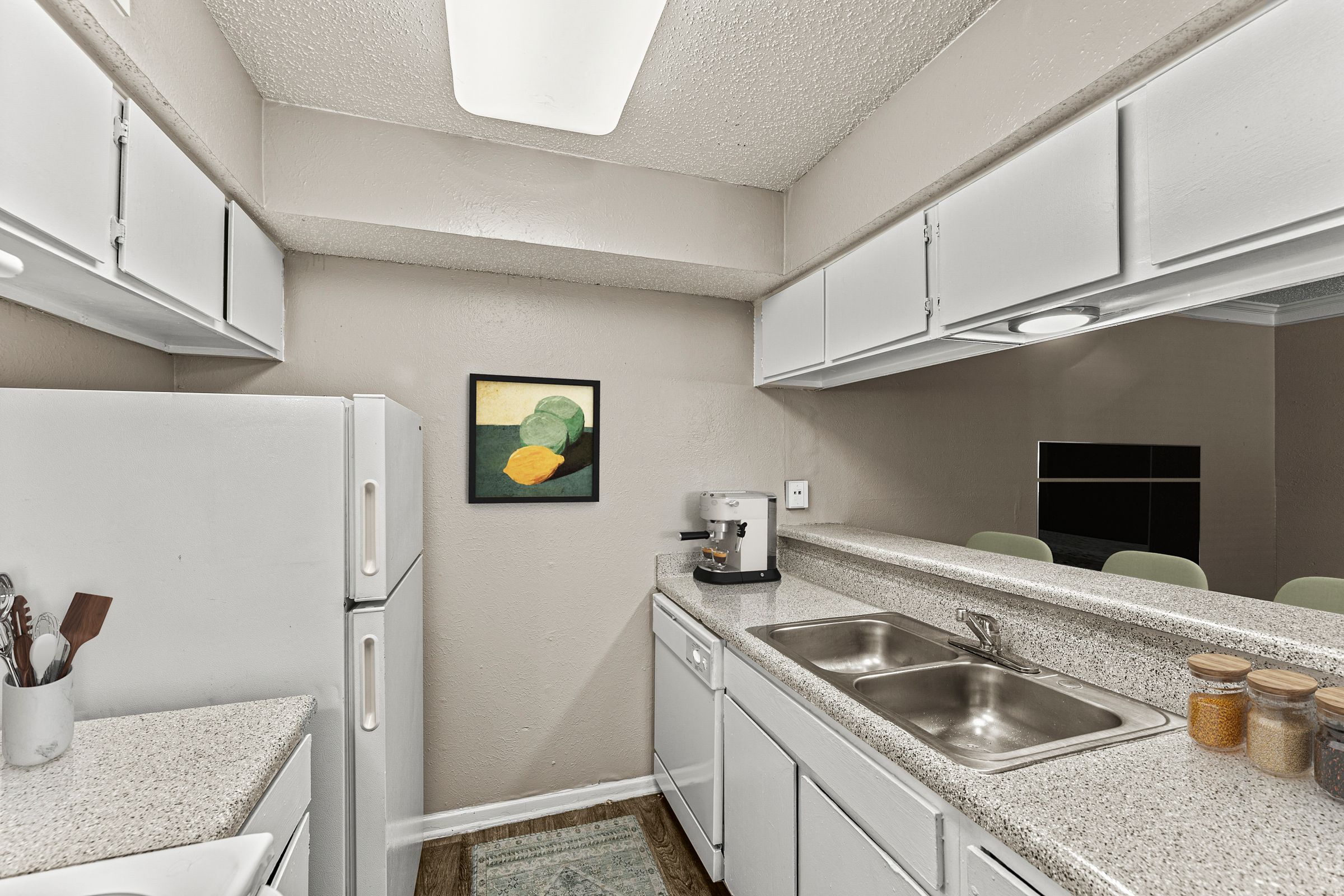 a kitchen wit at 5636 Apartment Homes, Dallas, Texas  75254