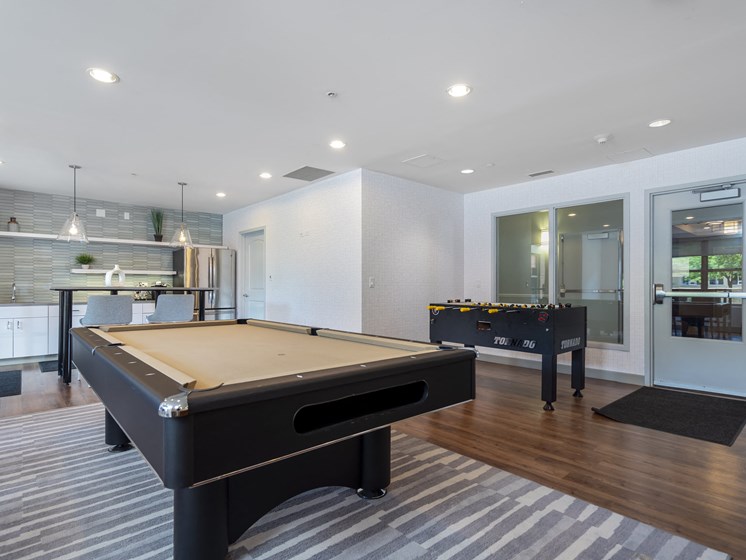 Community Room with Pool Table