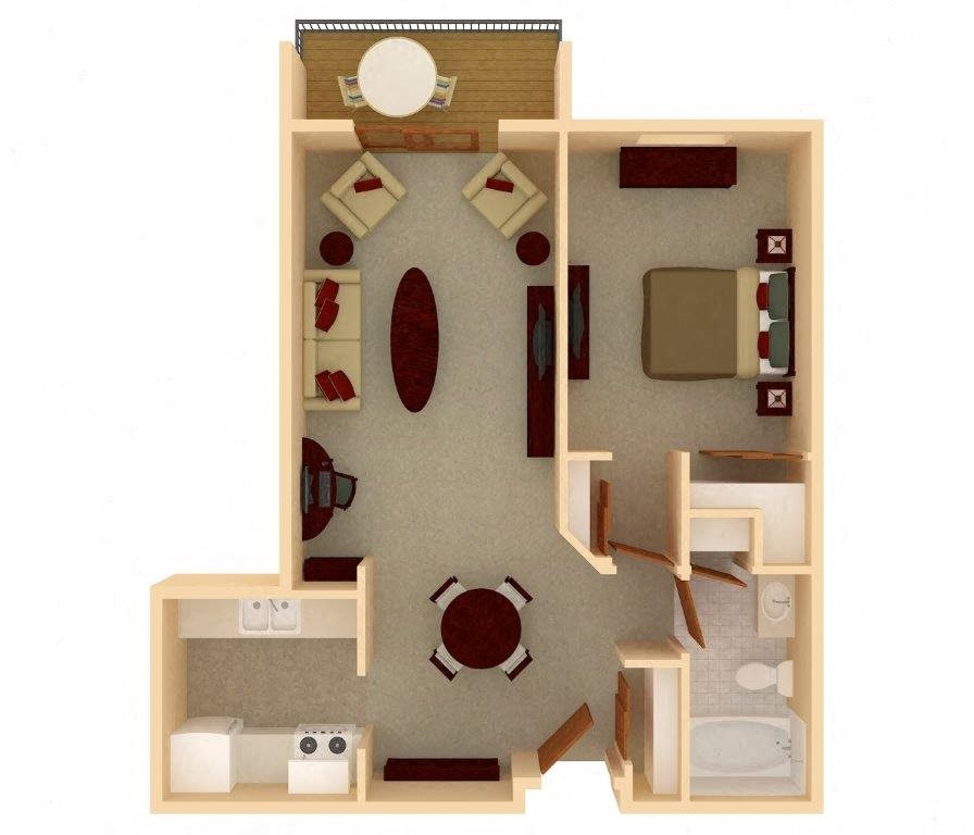 Floor Plans Of Cedar Hills Apartments Homes In Minnetonka, Mn