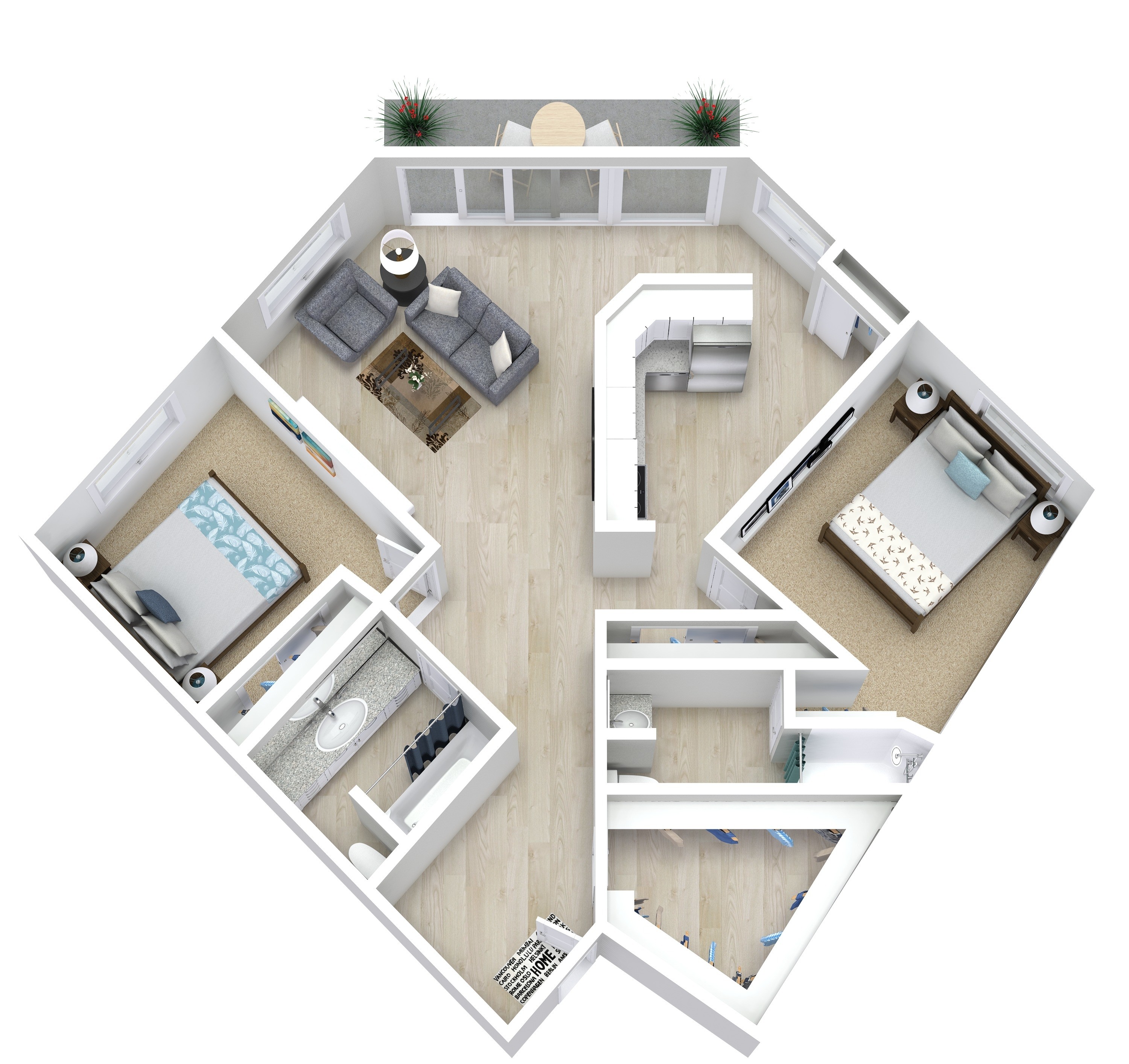 Suite A Floorplan